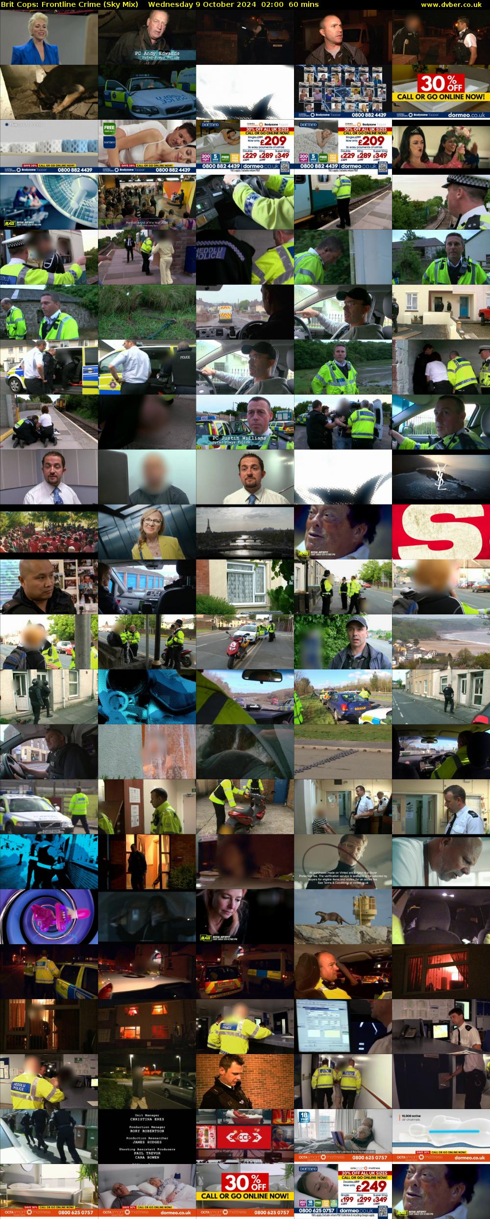 Brit Cops: Frontline Crime (Sky Mix) Wednesday 9 October 2024 02:00 - 03:00