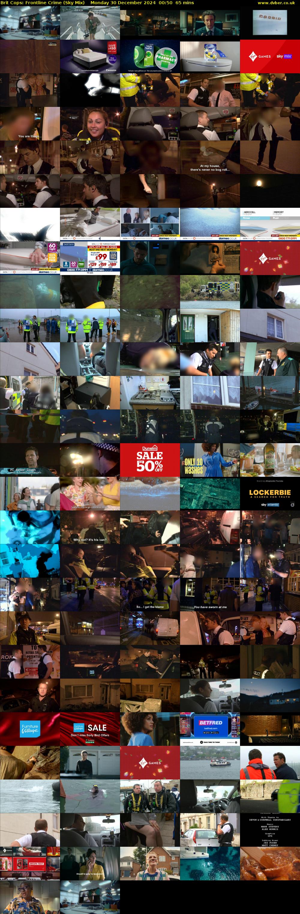 Brit Cops: Frontline Crime (Sky Mix) Monday 30 December 2024 00:50 - 01:55