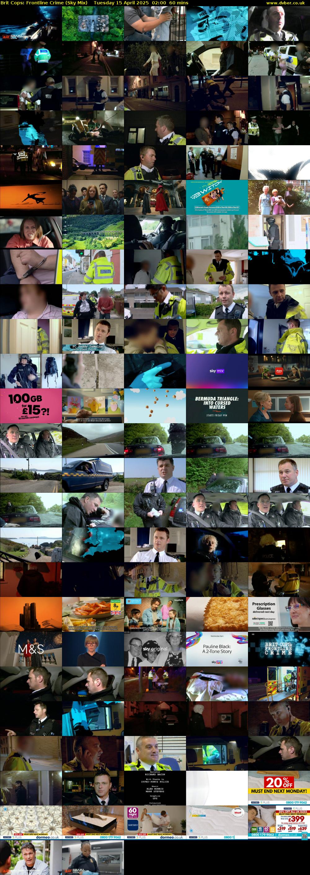 Brit Cops: Frontline Crime (Sky Mix) Tuesday 15 April 2025 02:00 - 03:00