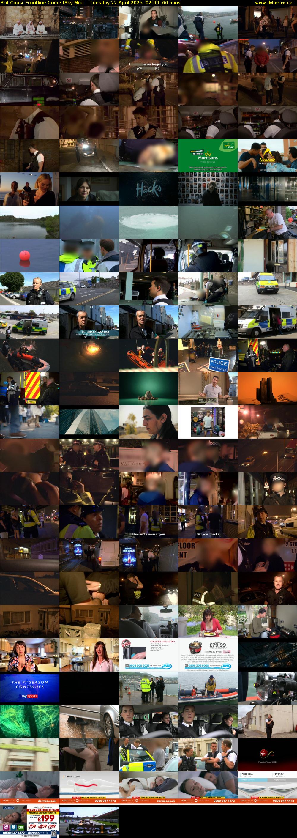 Brit Cops: Frontline Crime (Sky Mix) Tuesday 22 April 2025 02:00 - 03:00