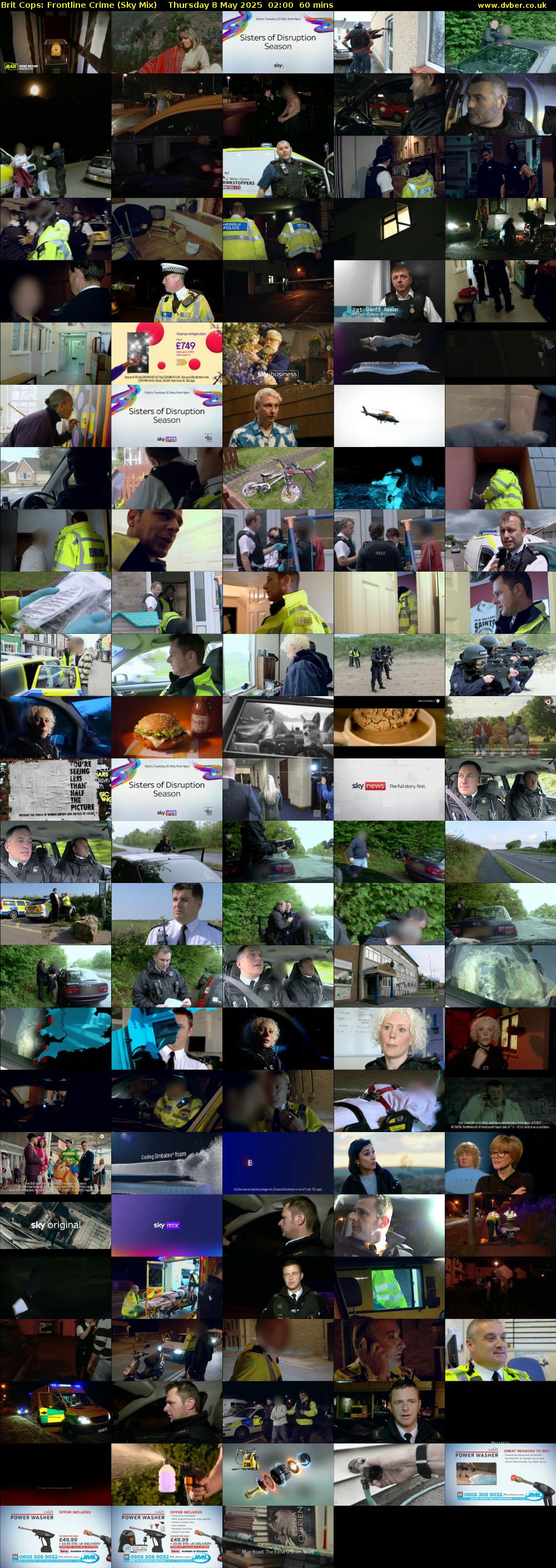Brit Cops: Frontline Crime (Sky Mix) Thursday 8 May 2025 02:00 - 03:00