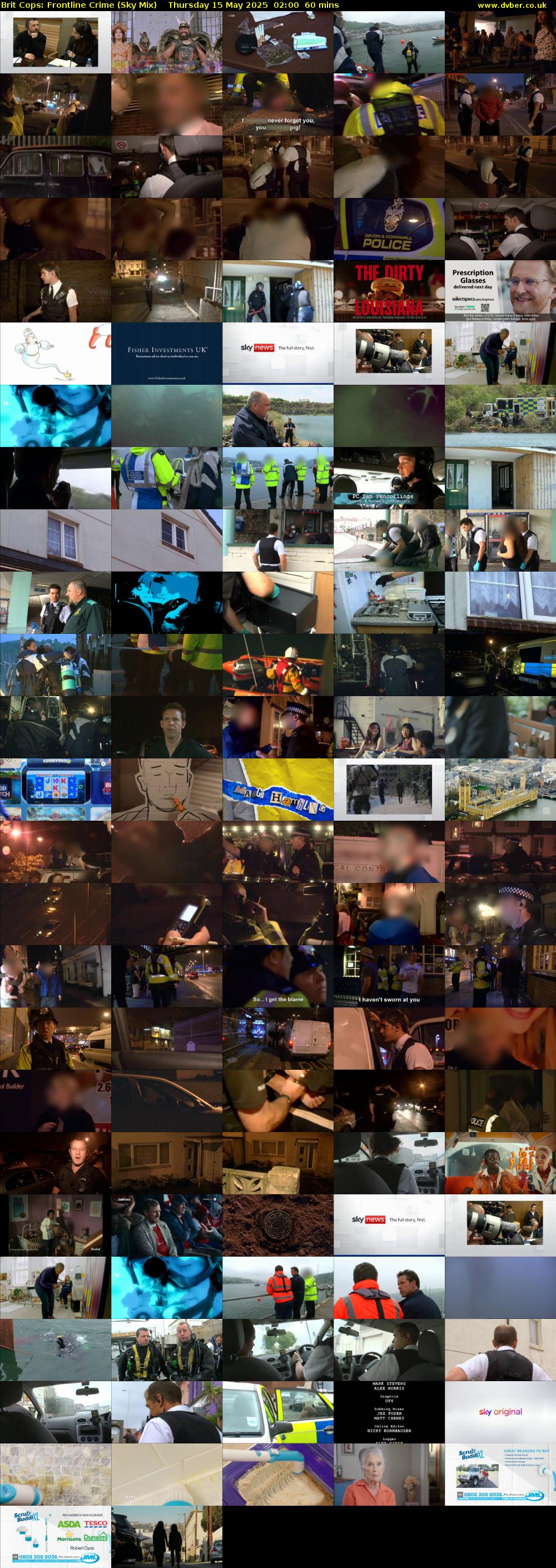 Brit Cops: Frontline Crime (Sky Mix) Thursday 15 May 2025 02:00 - 03:00
