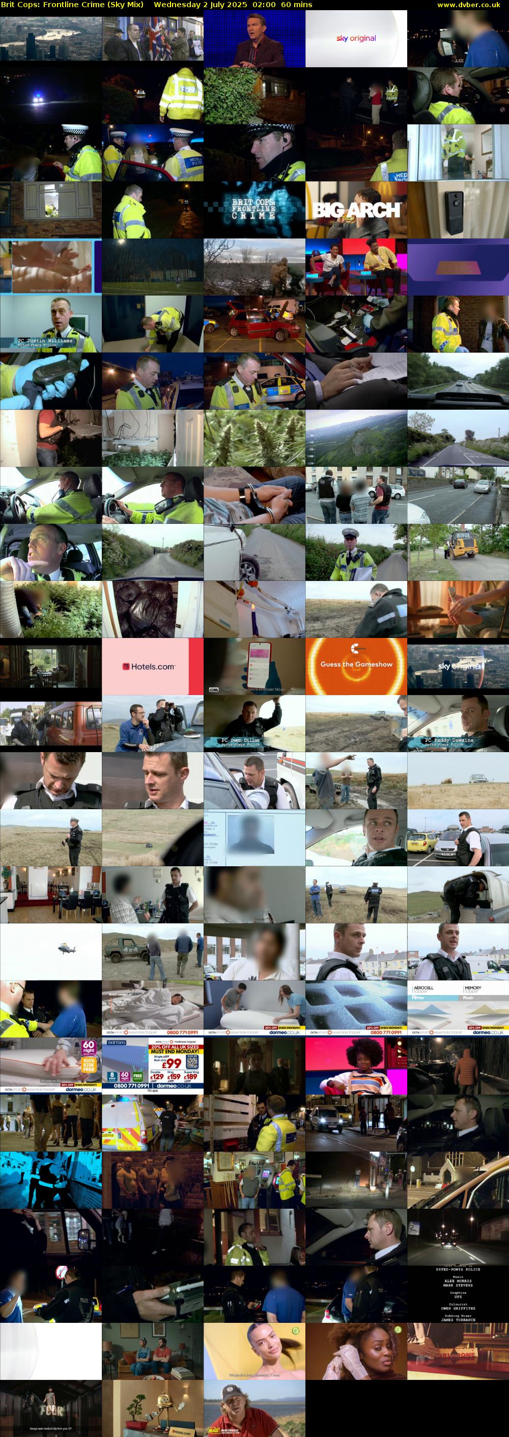 Brit Cops: Frontline Crime (Sky Mix) Wednesday 2 July 2025 02:00 - 03:00