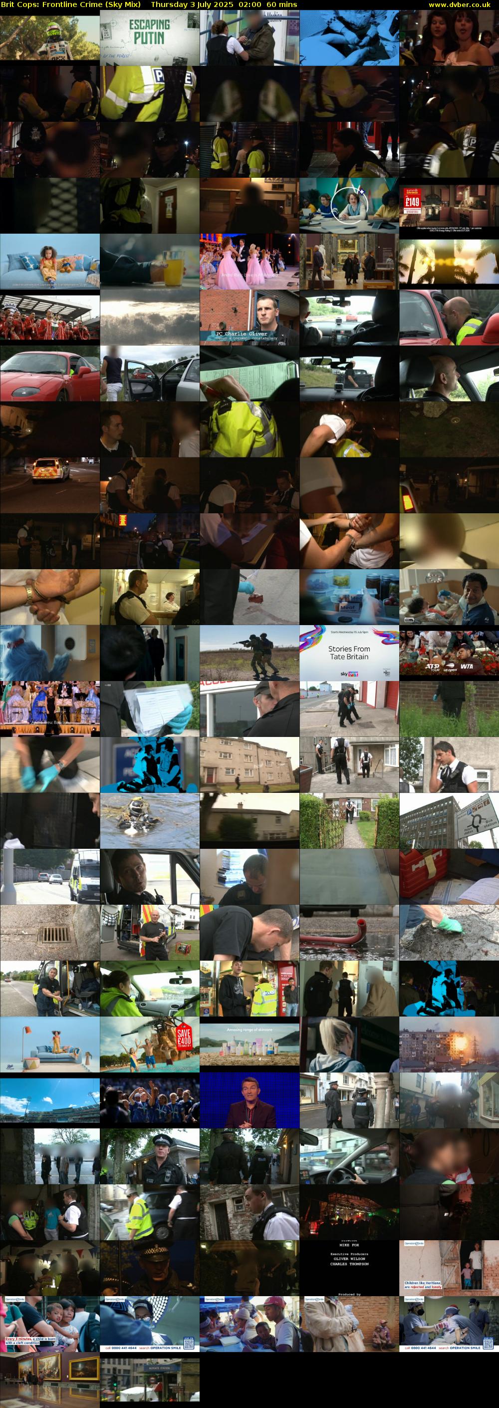 Brit Cops: Frontline Crime (Sky Mix) Thursday 3 July 2025 02:00 - 03:00