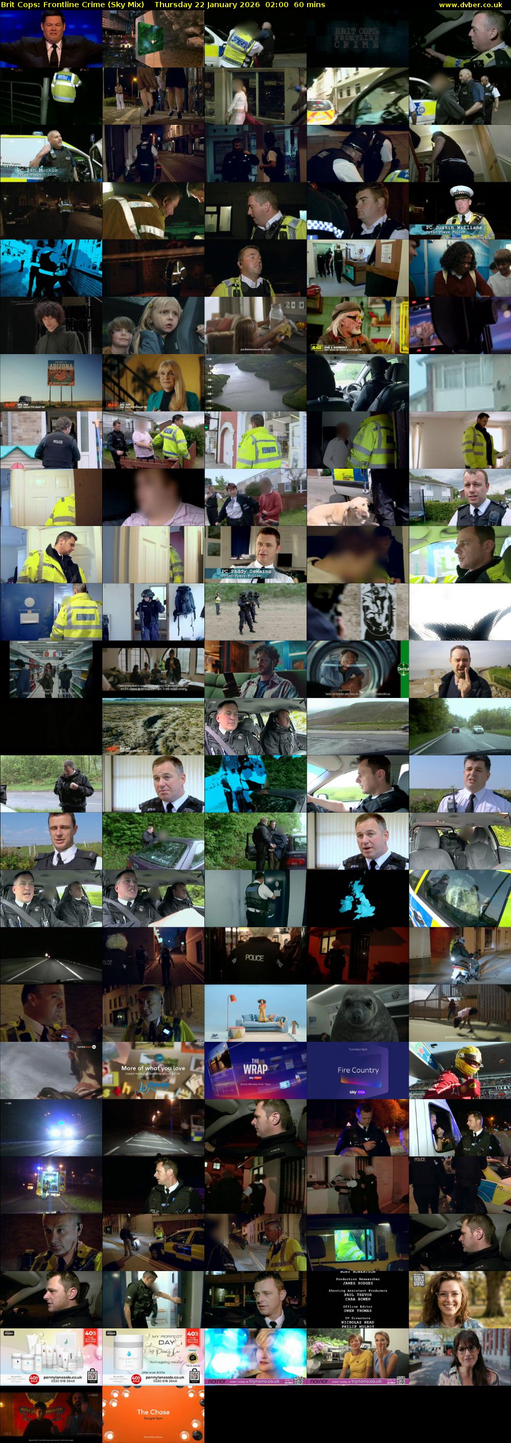 Brit Cops: Frontline Crime (Sky Mix) Thursday 22 January 2026 02:00 - 03:00