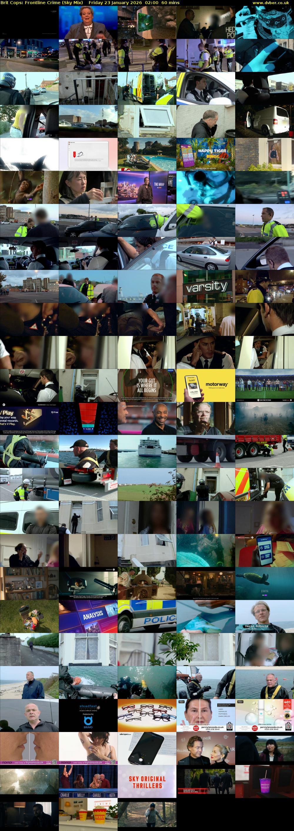 Brit Cops: Frontline Crime (Sky Mix) Friday 23 January 2026 02:00 - 03:00