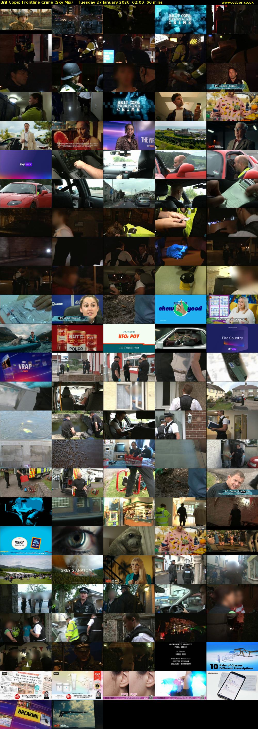 Brit Cops: Frontline Crime (Sky Mix) Tuesday 27 January 2026 02:00 - 03:00