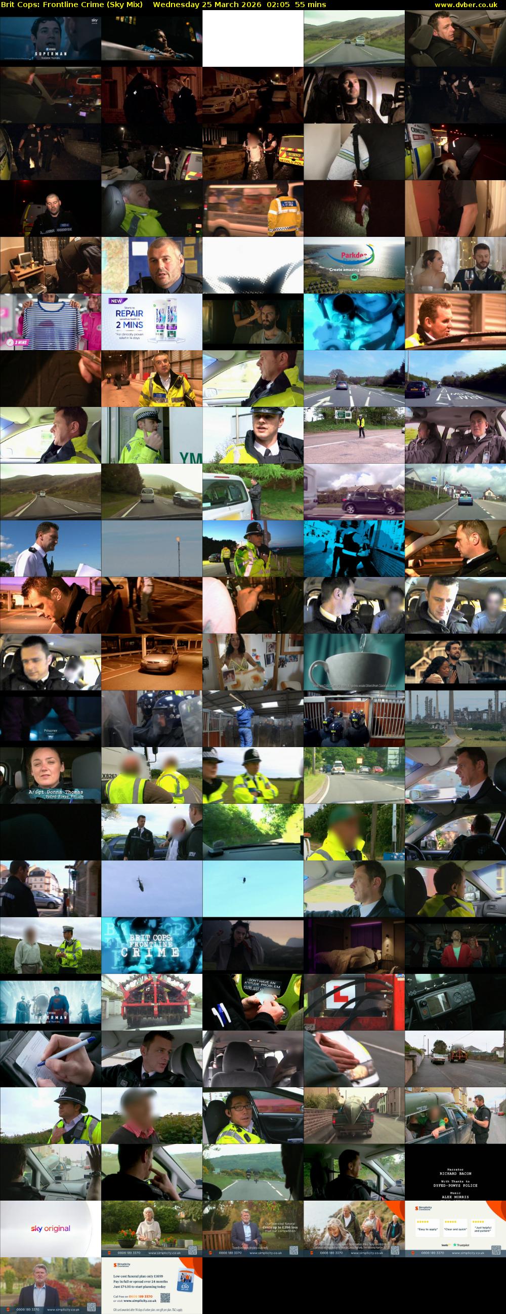 Brit Cops: Frontline Crime (Sky Mix) Wednesday 25 March 2026 02:05 - 03:00