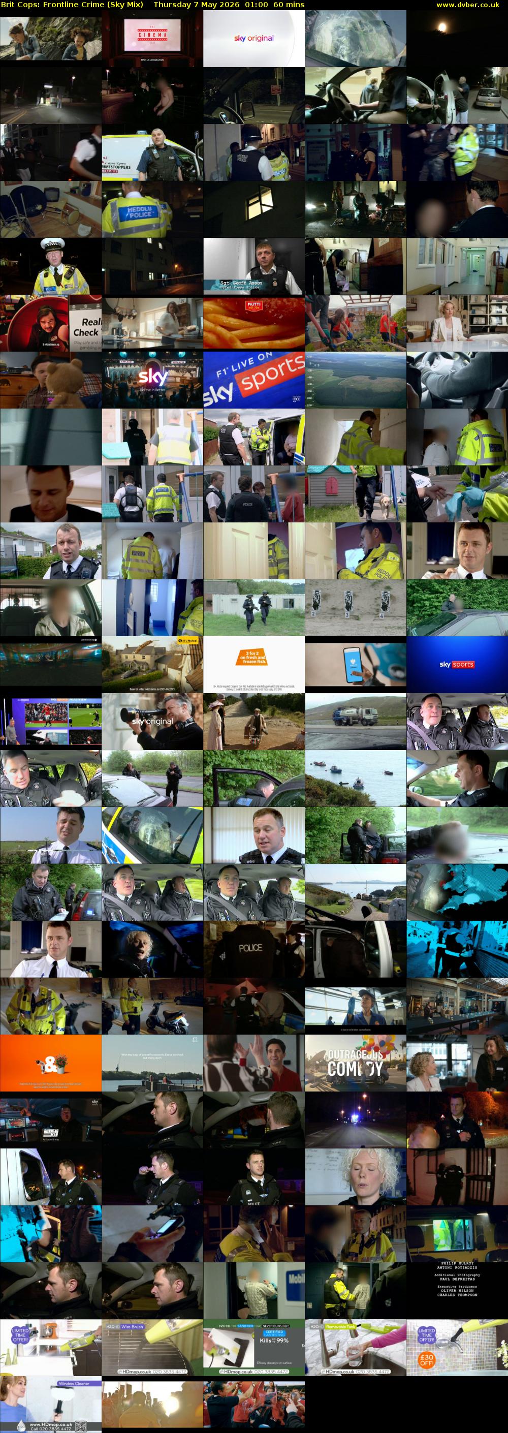 Brit Cops: Frontline Crime (Sky Mix) Thursday 7 May 2026 01:00 - 02:00