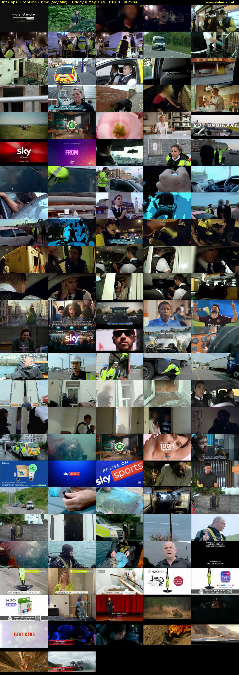 Brit Cops: Frontline Crime (Sky Mix) Friday 8 May 2026 01:00 - 02:00