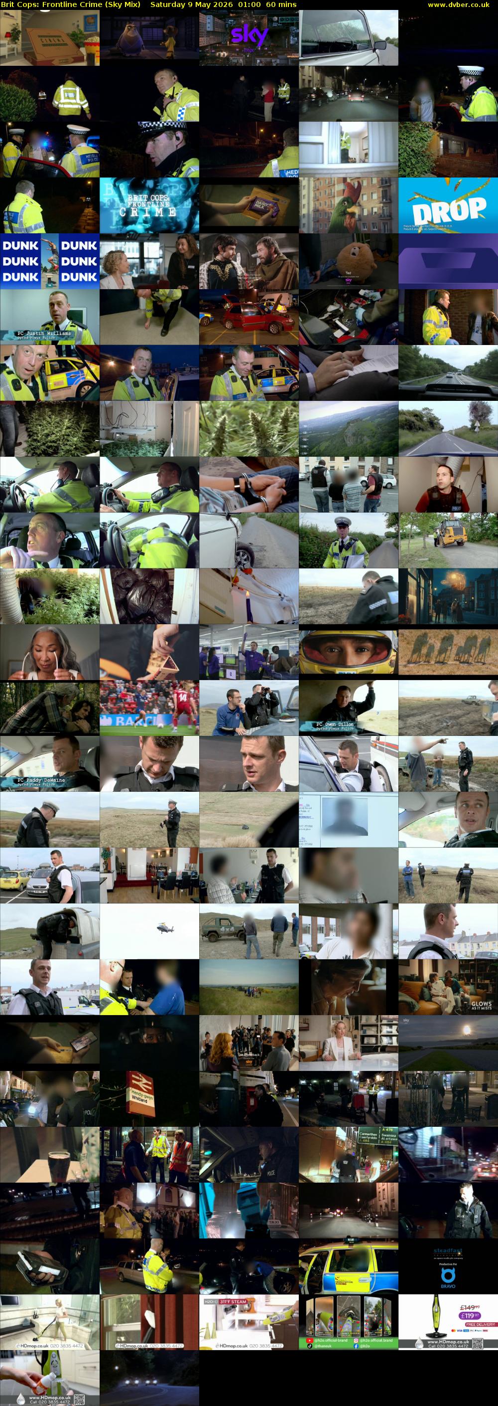 Brit Cops: Frontline Crime (Sky Mix) Saturday 9 May 2026 01:00 - 02:00
