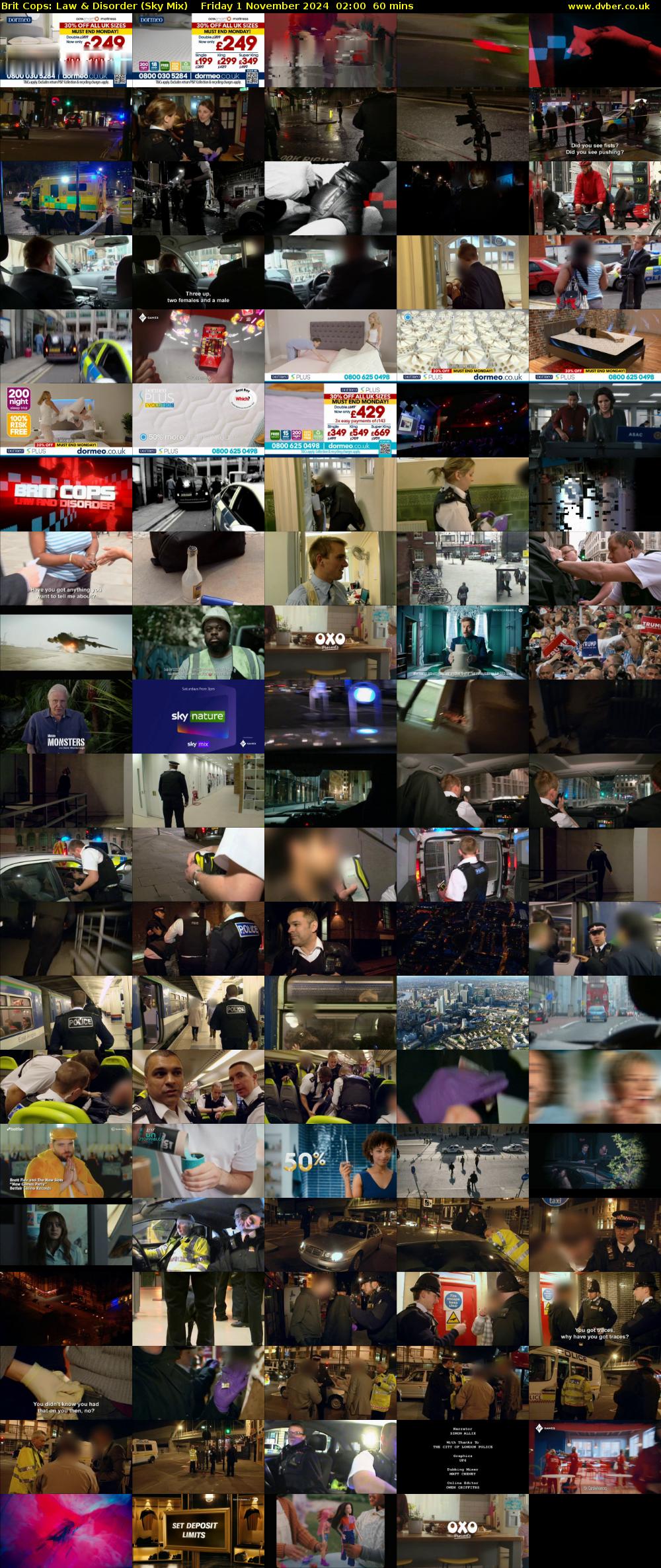 Brit Cops: Law & Disorder (Sky Mix) Friday 1 November 2024 02:00 - 03:00