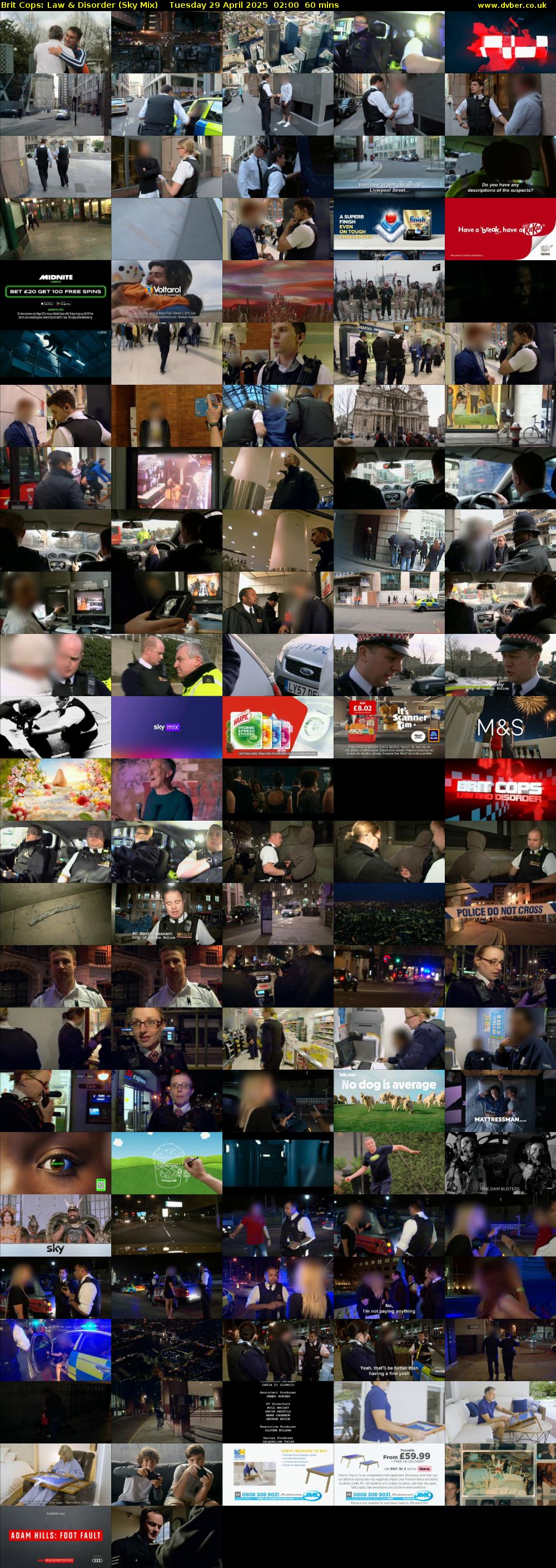 Brit Cops: Law & Disorder (Sky Mix) Tuesday 29 April 2025 02:00 - 03:00