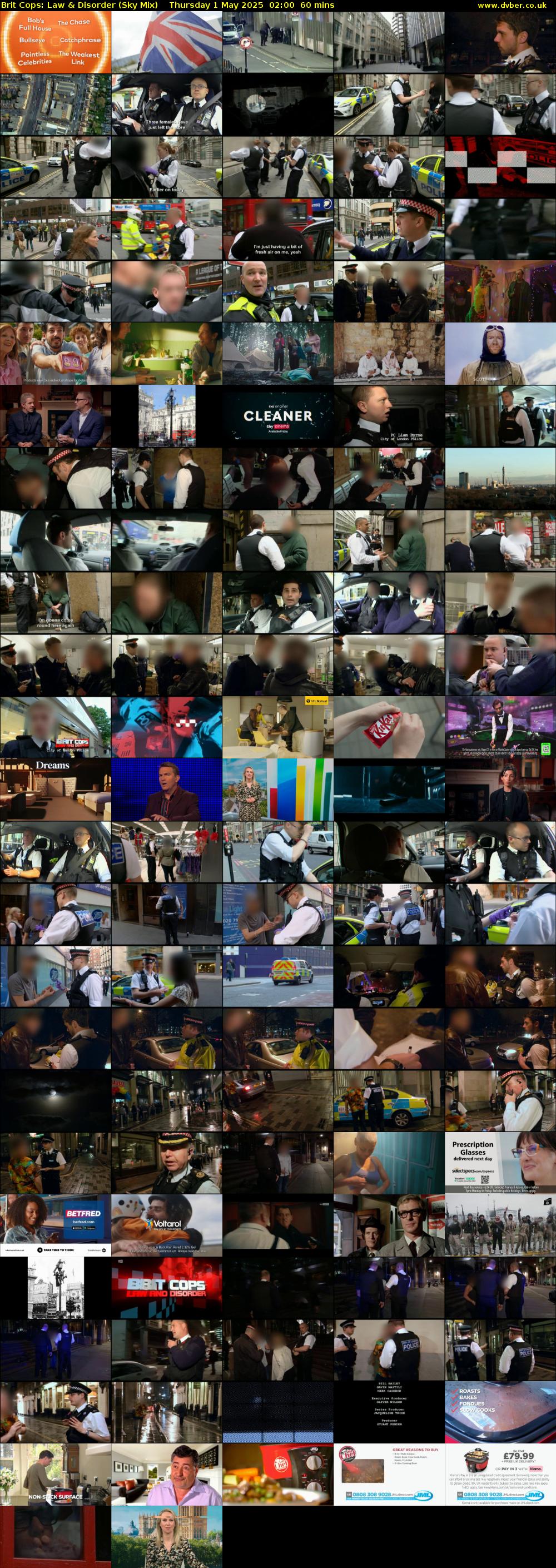 Brit Cops: Law & Disorder (Sky Mix) Thursday 1 May 2025 02:00 - 03:00