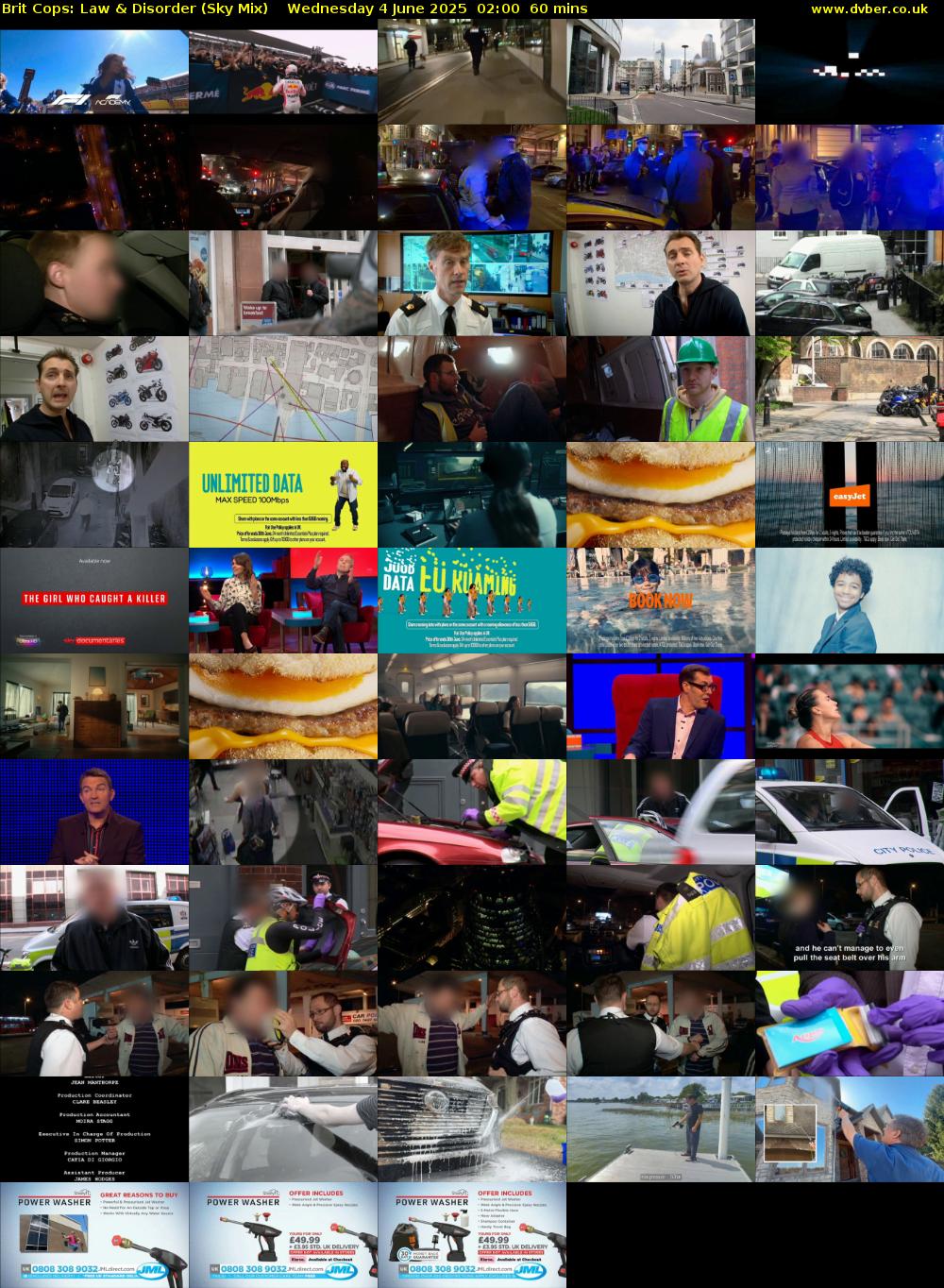 Brit Cops: Law & Disorder (Sky Mix) Wednesday 4 June 2025 02:00 - 03:00