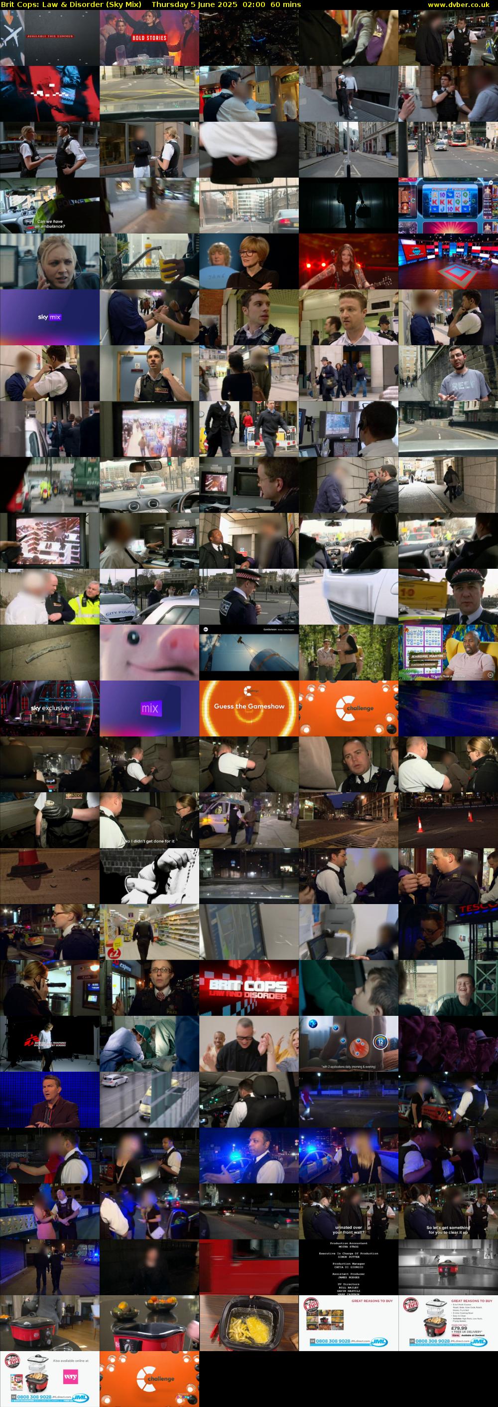 Brit Cops: Law & Disorder (Sky Mix) Thursday 5 June 2025 02:00 - 03:00
