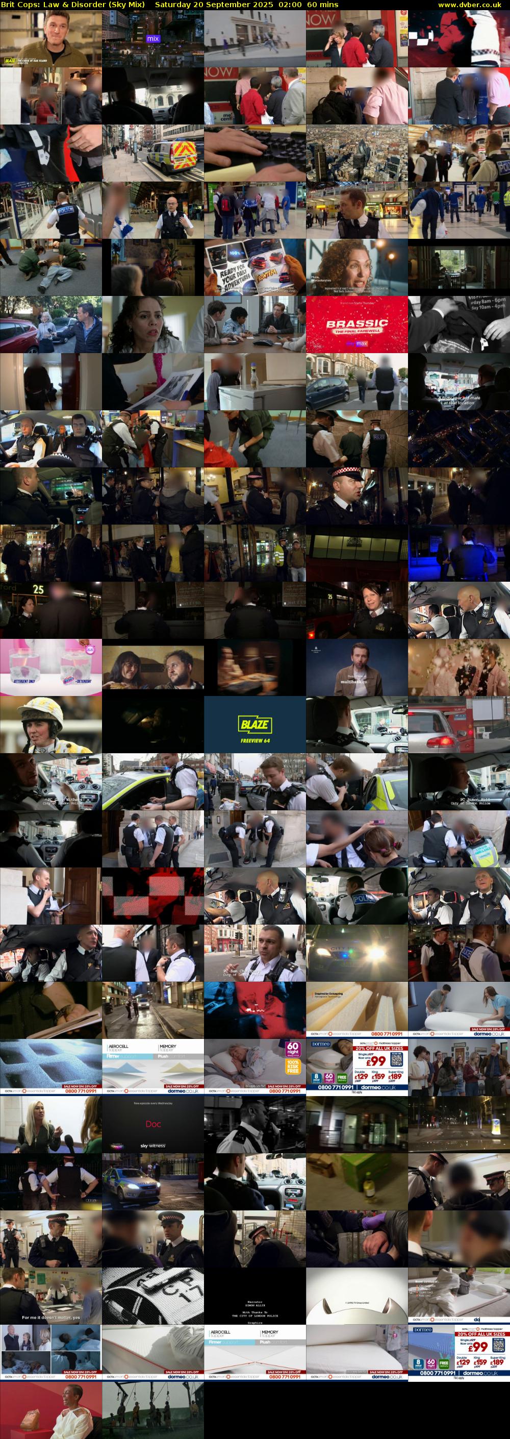 Brit Cops: Law & Disorder (Sky Mix) Saturday 20 September 2025 02:00 - 03:00
