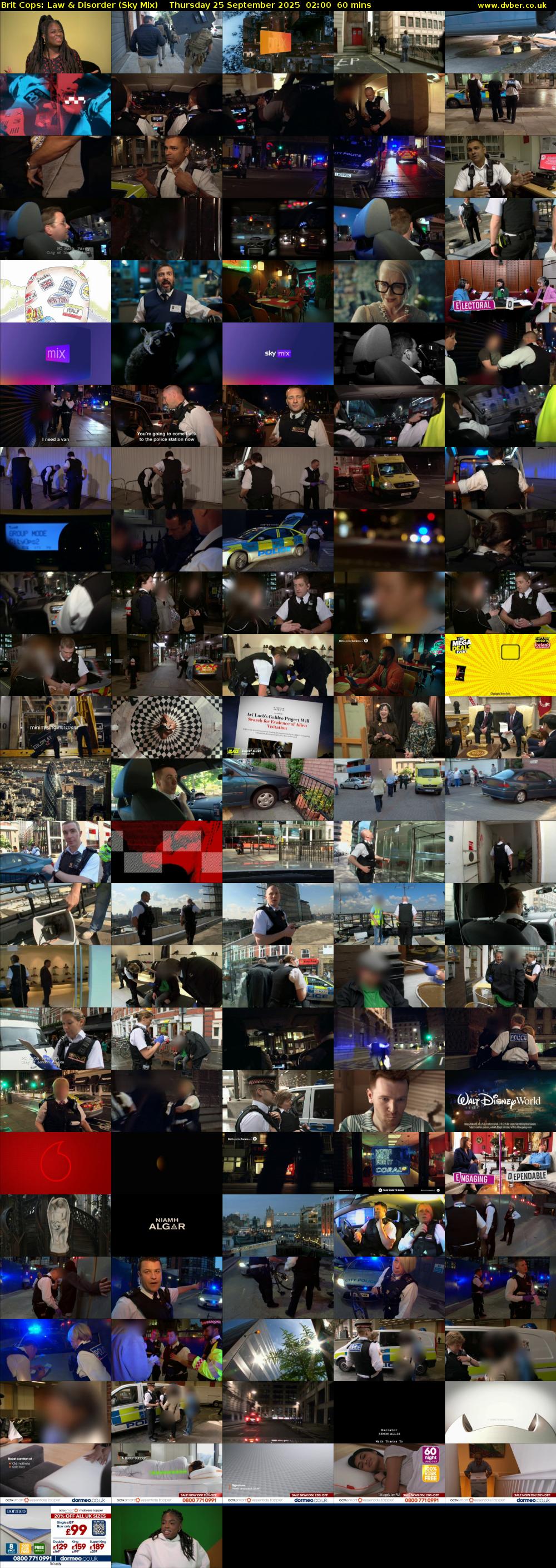Brit Cops: Law & Disorder (Sky Mix) Thursday 25 September 2025 02:00 - 03:00