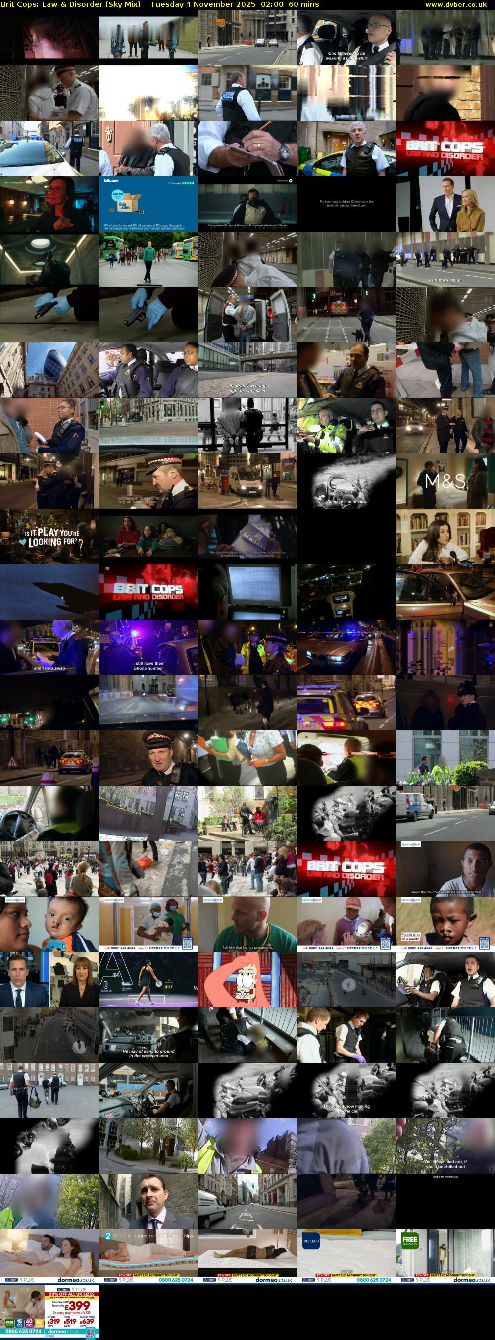 Brit Cops: Law & Disorder (Sky Mix) Tuesday 4 November 2025 02:00 - 03:00