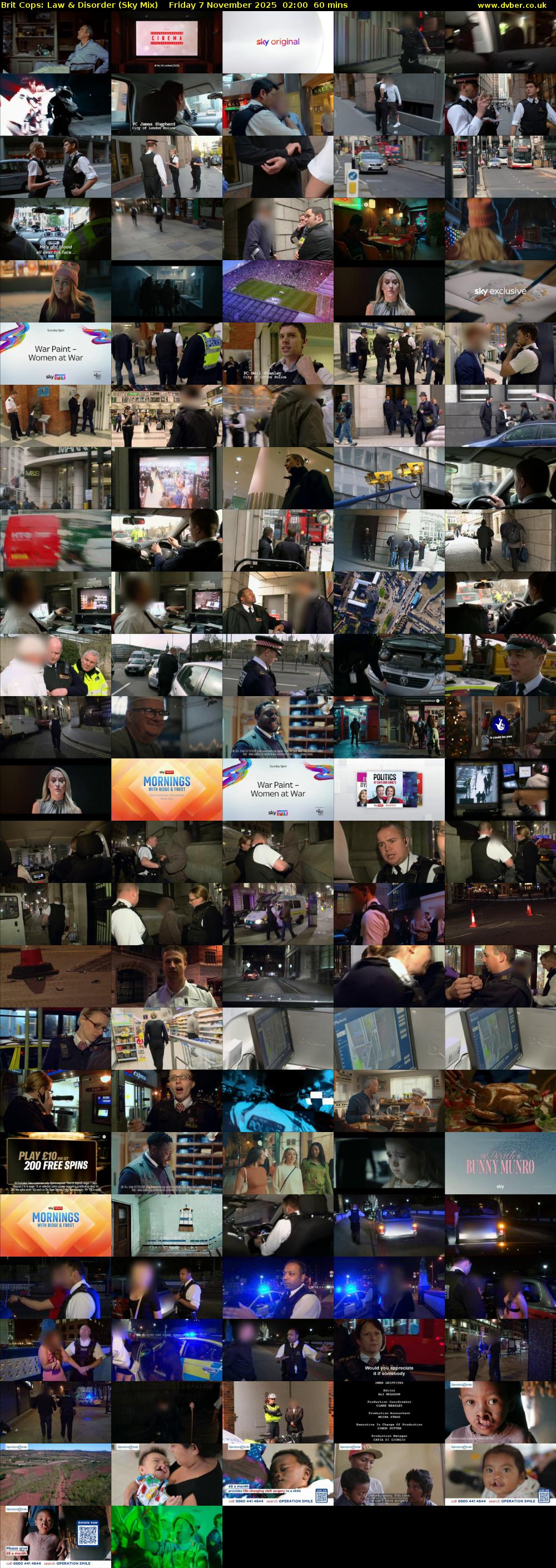 Brit Cops: Law & Disorder (Sky Mix) Friday 7 November 2025 02:00 - 03:00