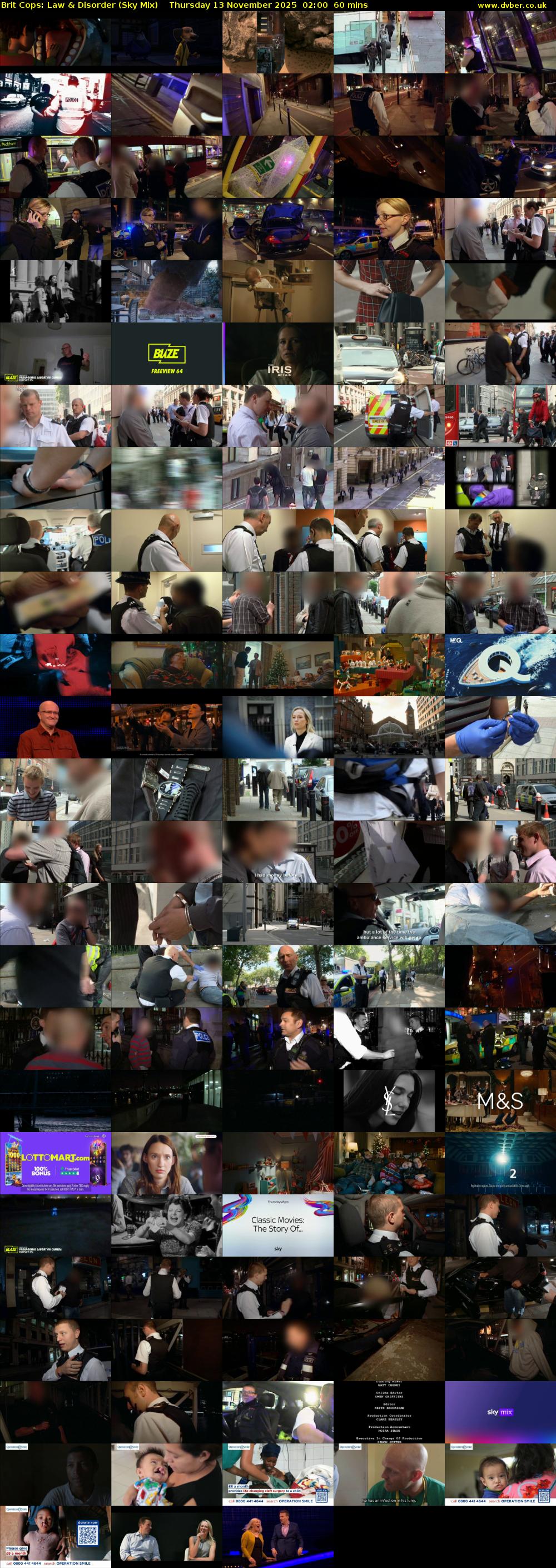 Brit Cops: Law & Disorder (Sky Mix) Thursday 13 November 2025 02:00 - 03:00
