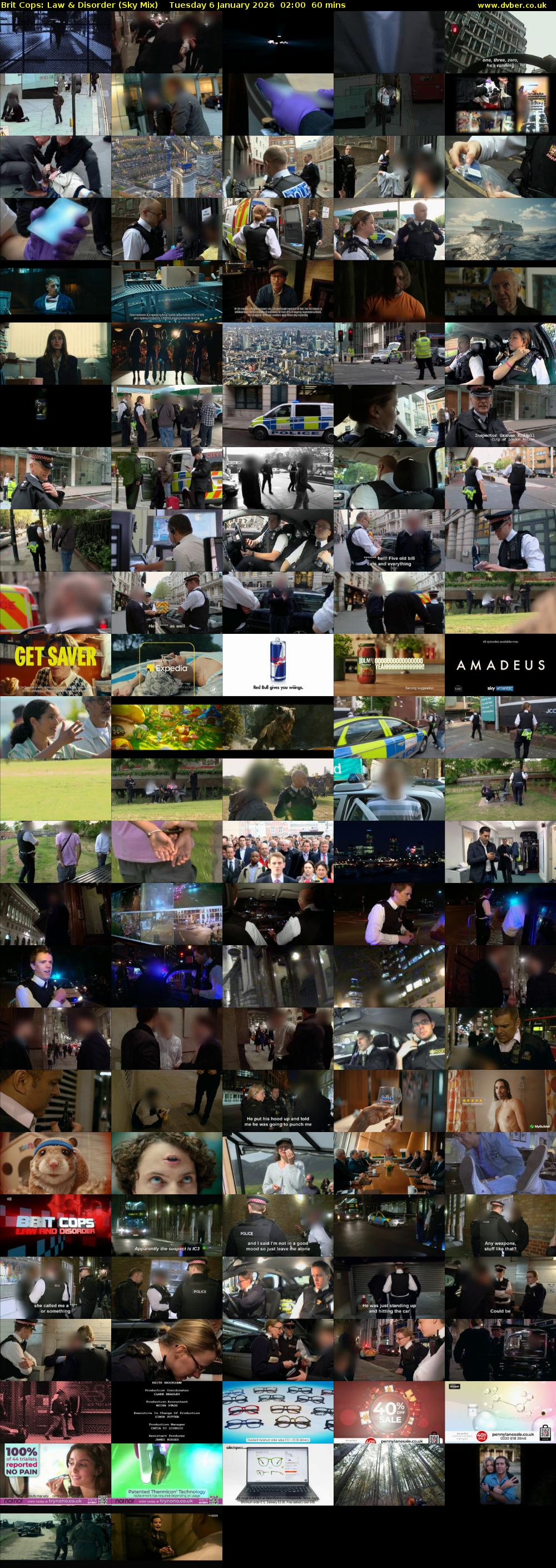 Brit Cops: Law & Disorder (Sky Mix) Tuesday 6 January 2026 02:00 - 03:00