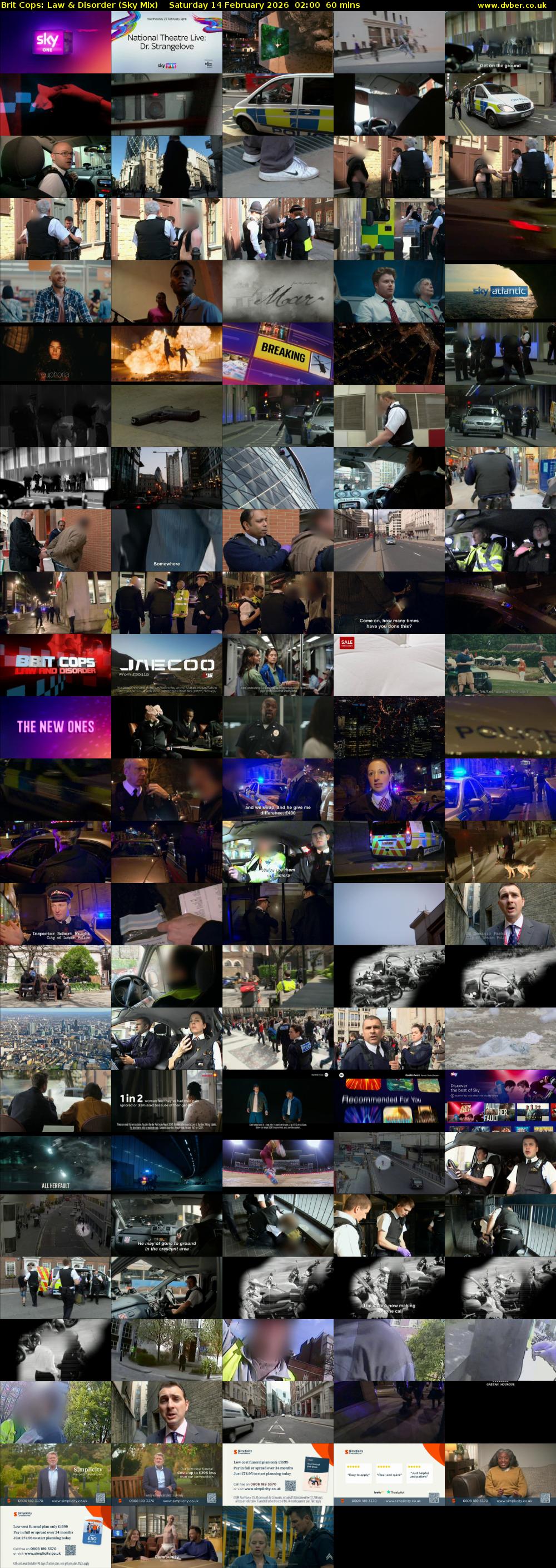 Brit Cops: Law & Disorder (Sky Mix) Saturday 14 February 2026 02:00 - 03:00