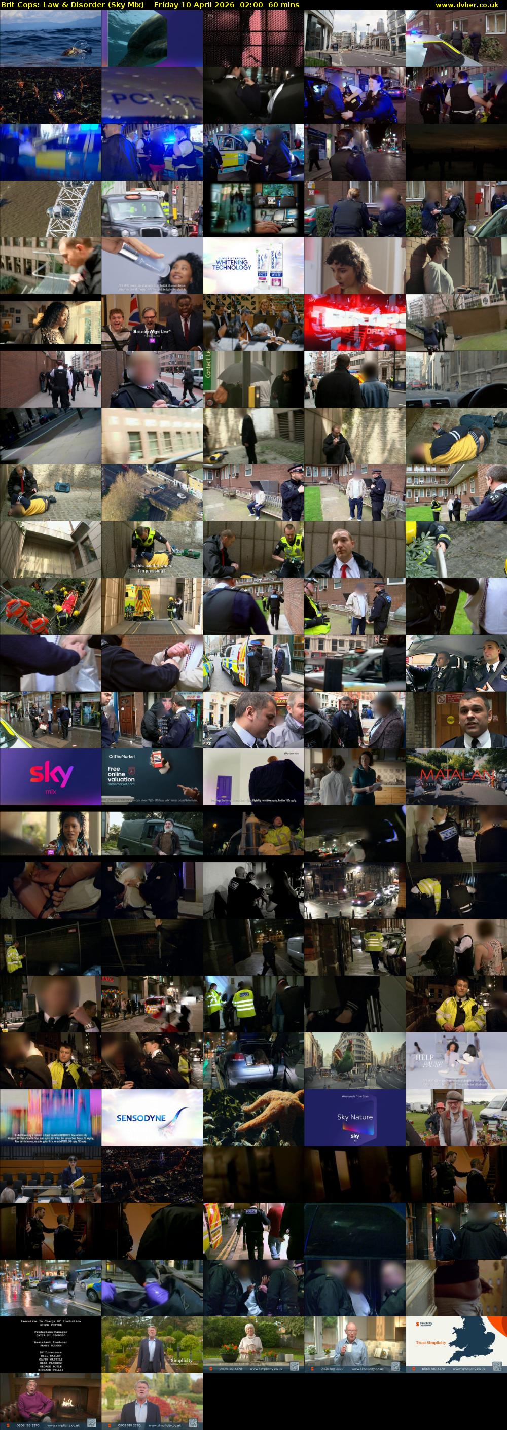 Brit Cops: Law & Disorder (Sky Mix) Friday 10 April 2026 02:00 - 03:00