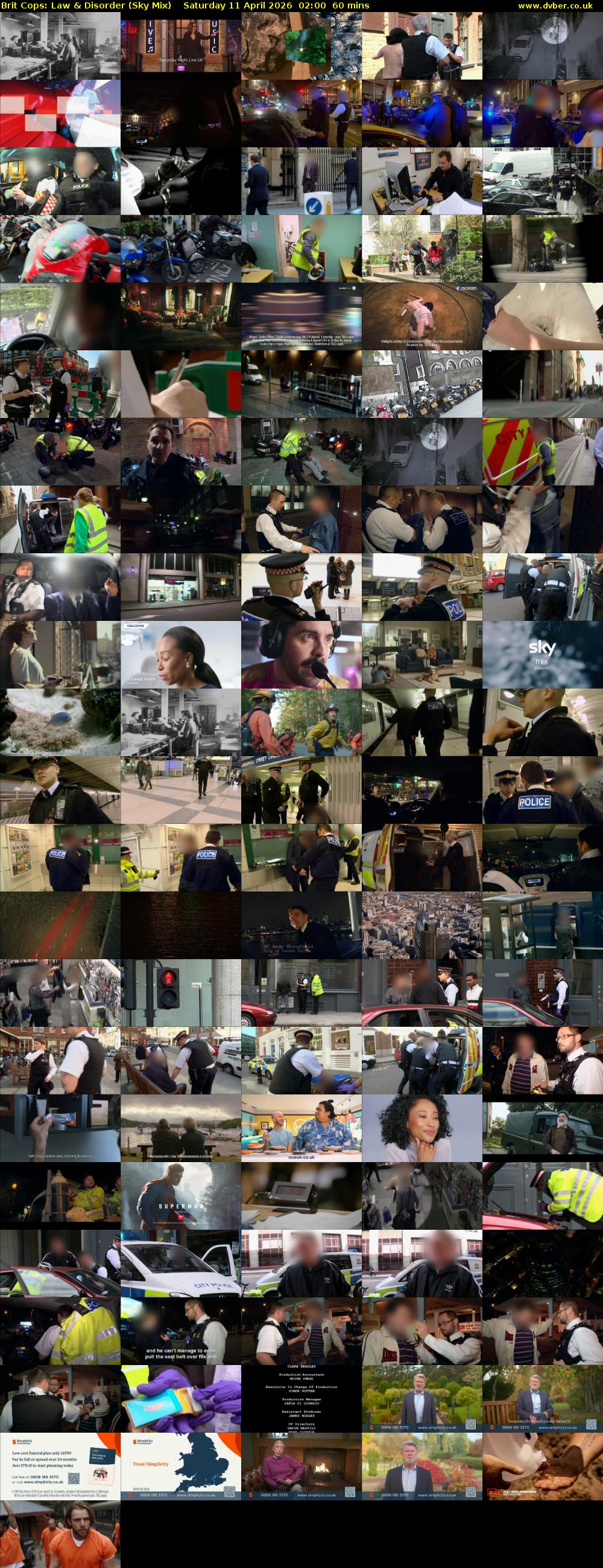 Brit Cops: Law & Disorder (Sky Mix) Saturday 11 April 2026 02:00 - 03:00