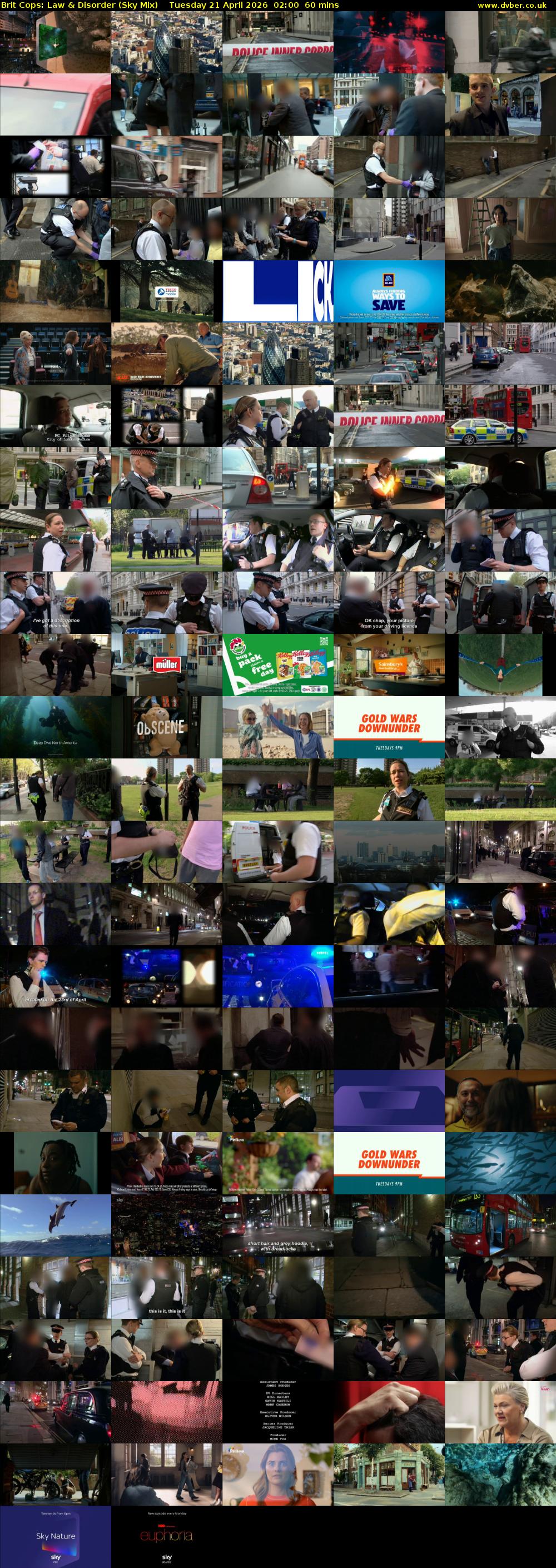 Brit Cops: Law & Disorder (Sky Mix) Tuesday 21 April 2026 02:00 - 03:00