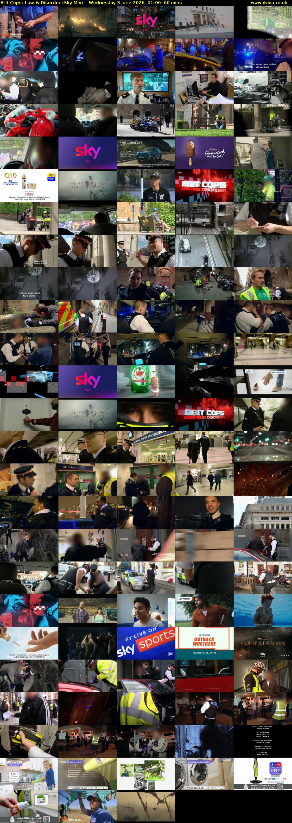Brit Cops: Law & Disorder (Sky Mix) Wednesday 3 June 2026 01:00 - 02:00