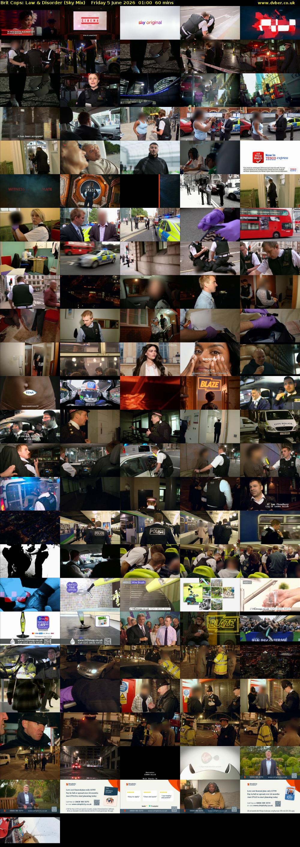 Brit Cops: Law & Disorder (Sky Mix) Friday 5 June 2026 01:00 - 02:00