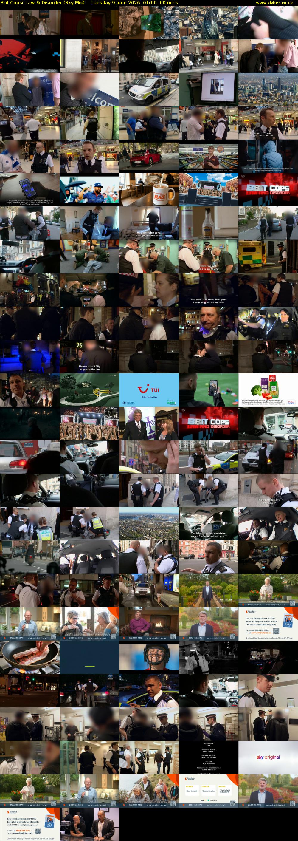 Brit Cops: Law & Disorder (Sky Mix) Tuesday 9 June 2026 01:00 - 02:00