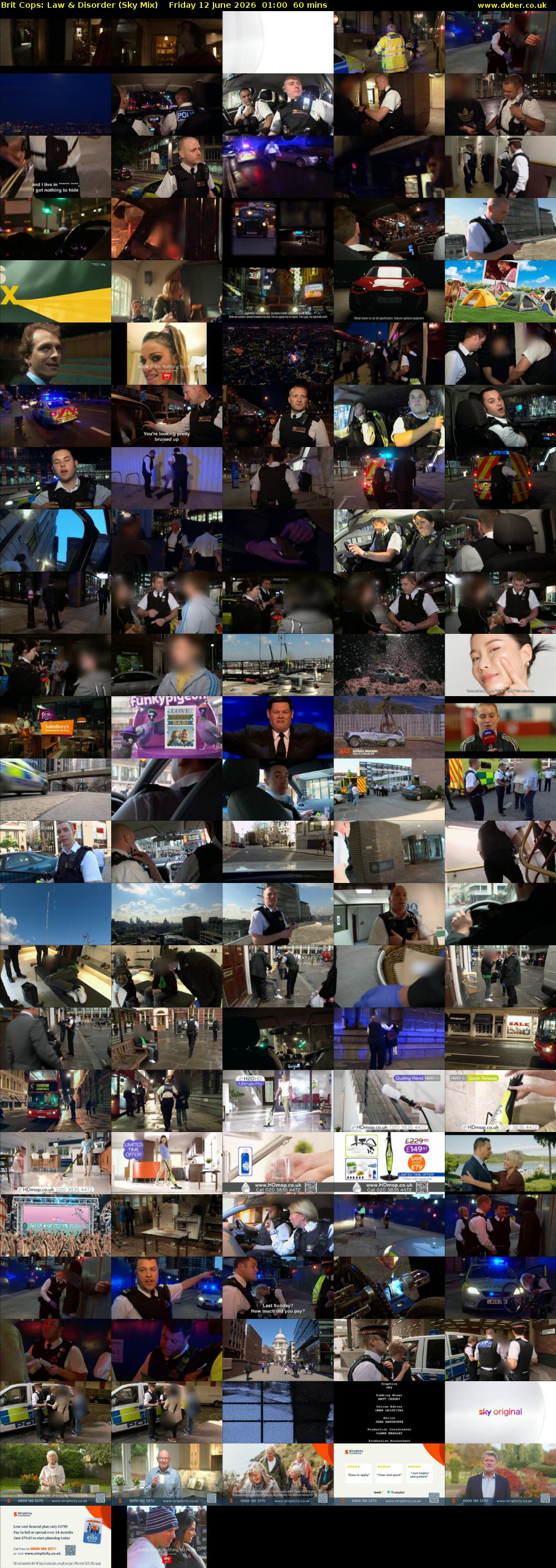 Brit Cops: Law & Disorder (Sky Mix) Friday 12 June 2026 01:00 - 02:00