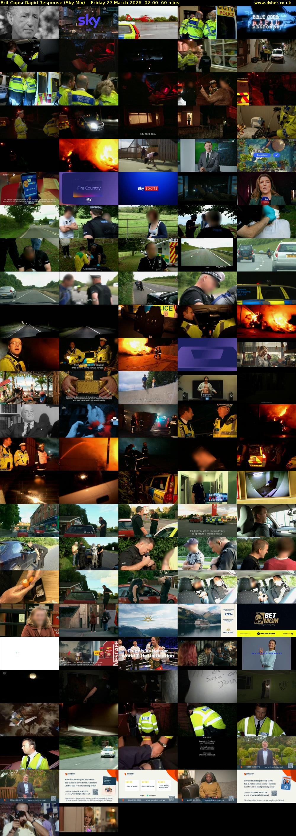 Brit Cops: Rapid Response (Sky Mix) Friday 27 March 2026 02:00 - 03:00