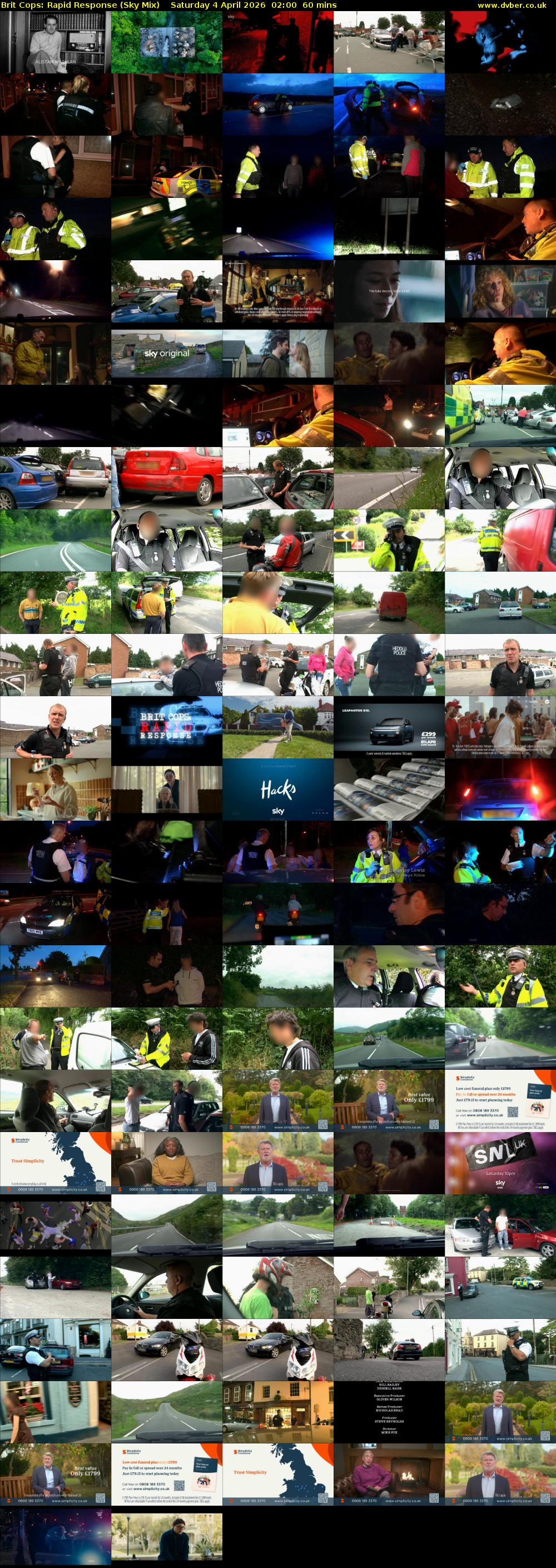 Brit Cops: Rapid Response (Sky Mix) Saturday 4 April 2026 02:00 - 03:00
