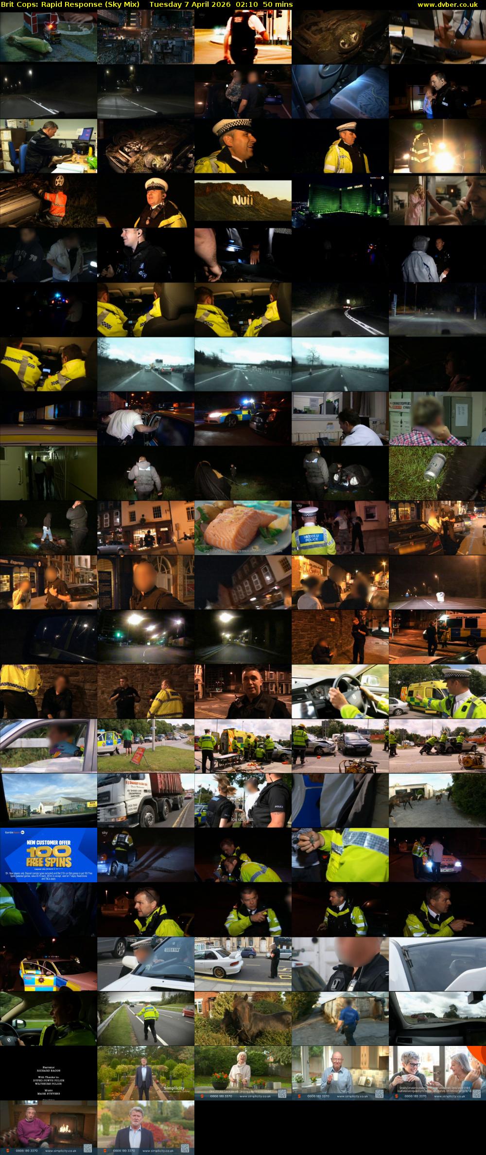 Brit Cops: Rapid Response (Sky Mix) Tuesday 7 April 2026 02:10 - 03:00