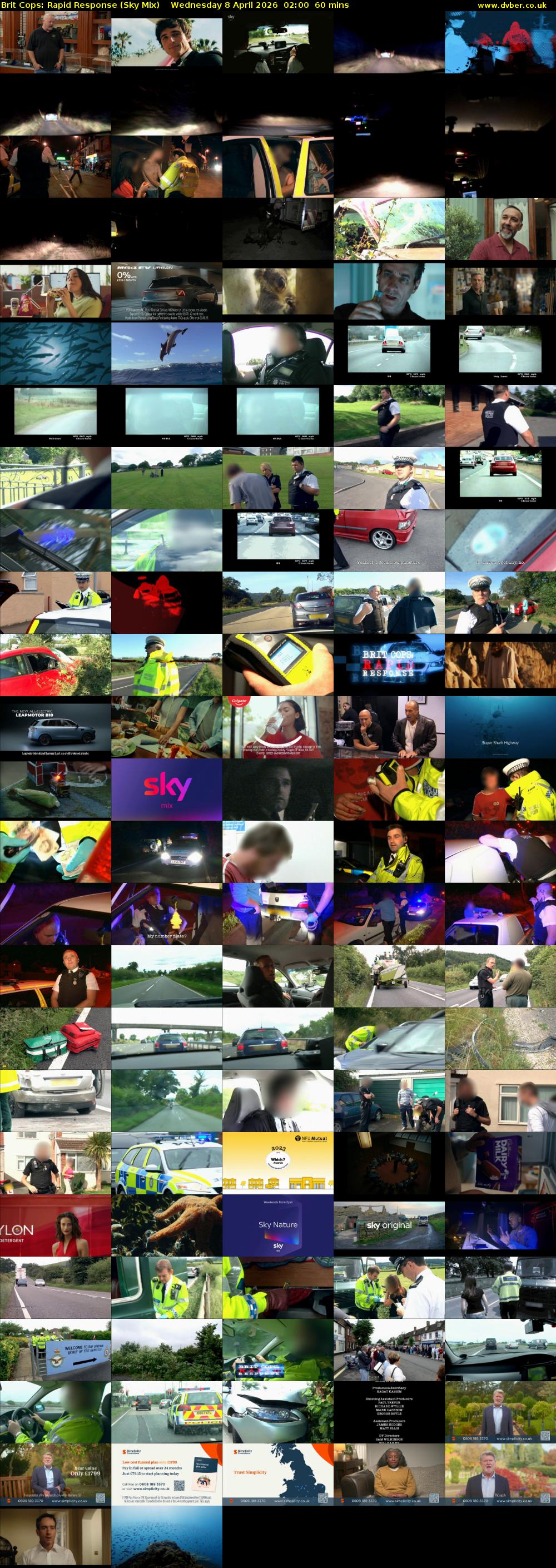 Brit Cops: Rapid Response (Sky Mix) Wednesday 8 April 2026 02:00 - 03:00