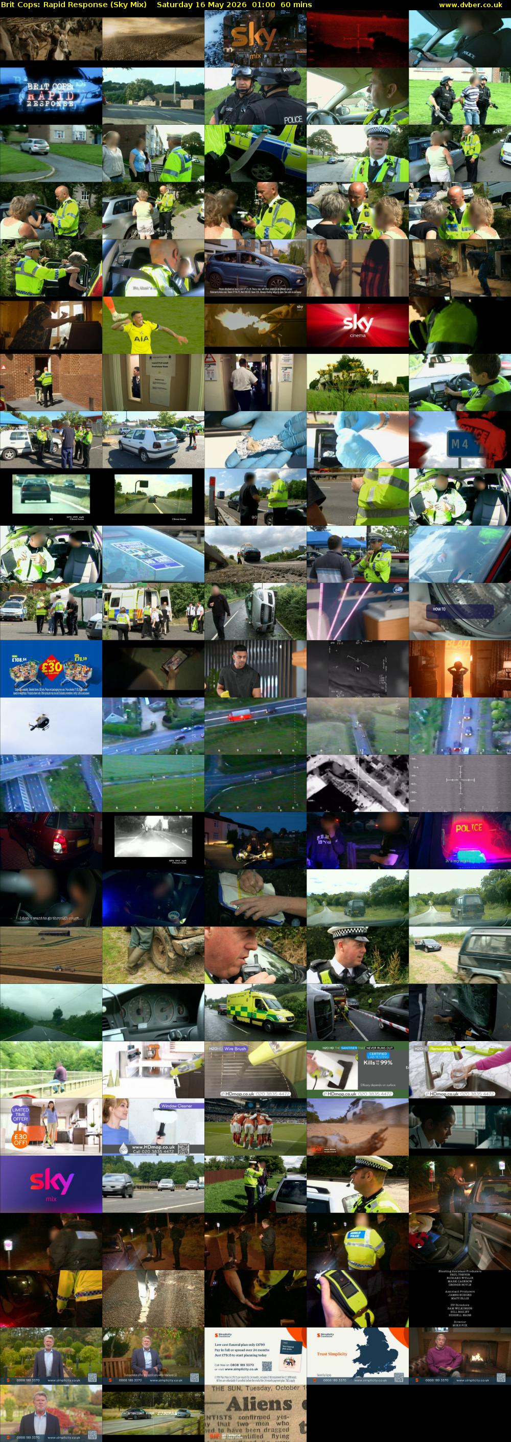 Brit Cops: Rapid Response (Sky Mix) Saturday 16 May 2026 01:00 - 02:00