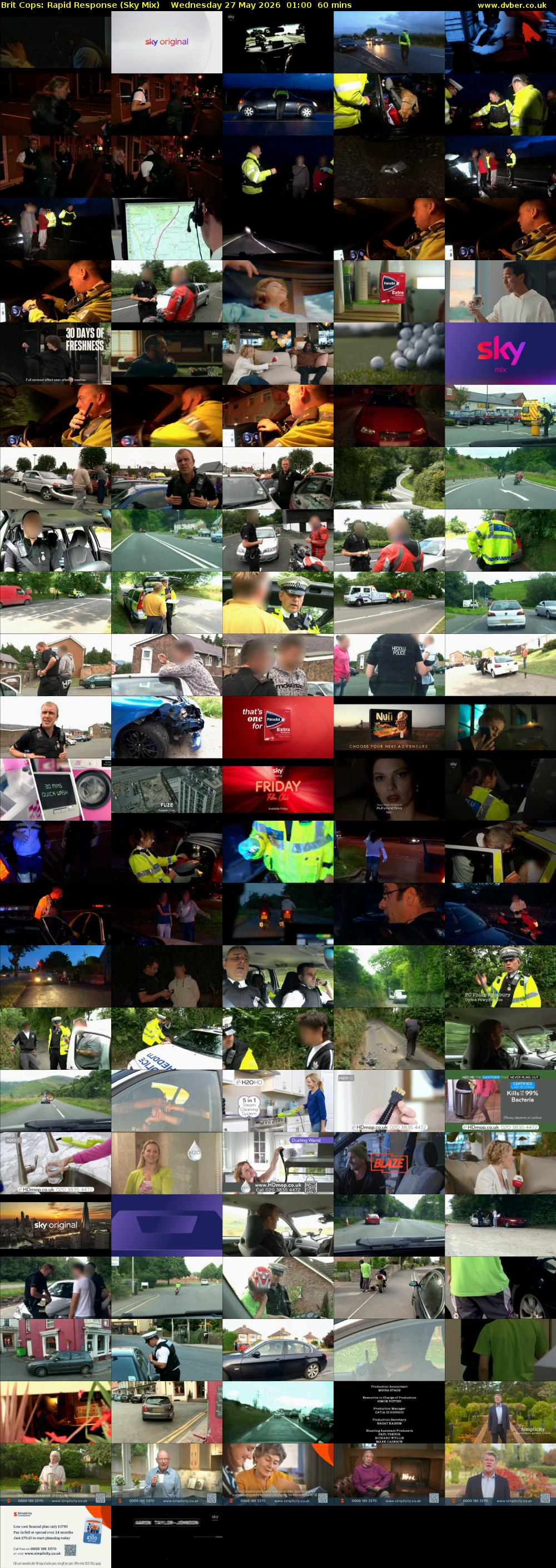 Brit Cops: Rapid Response (Sky Mix) Wednesday 27 May 2026 01:00 - 02:00