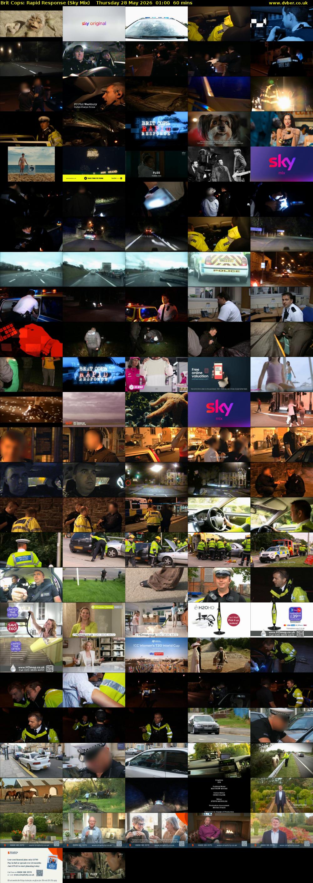 Brit Cops: Rapid Response (Sky Mix) Thursday 28 May 2026 01:00 - 02:00