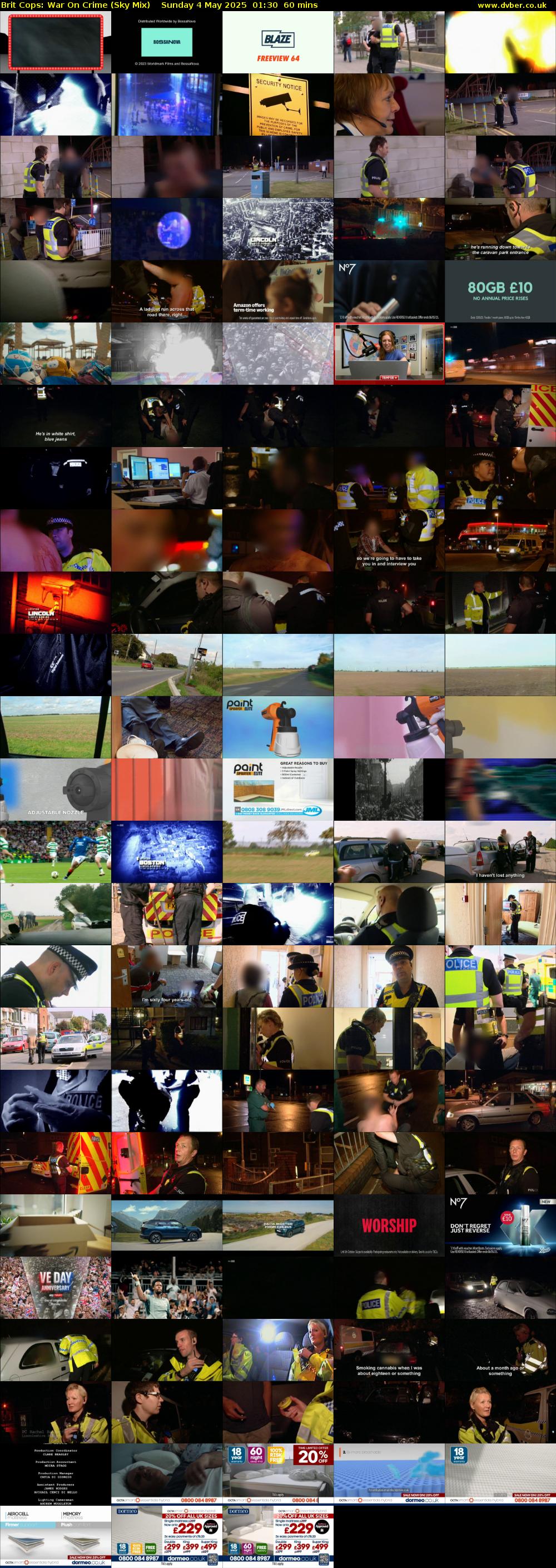 Brit Cops: War On Crime (Sky Mix) Sunday 4 May 2025 01:30 - 02:30