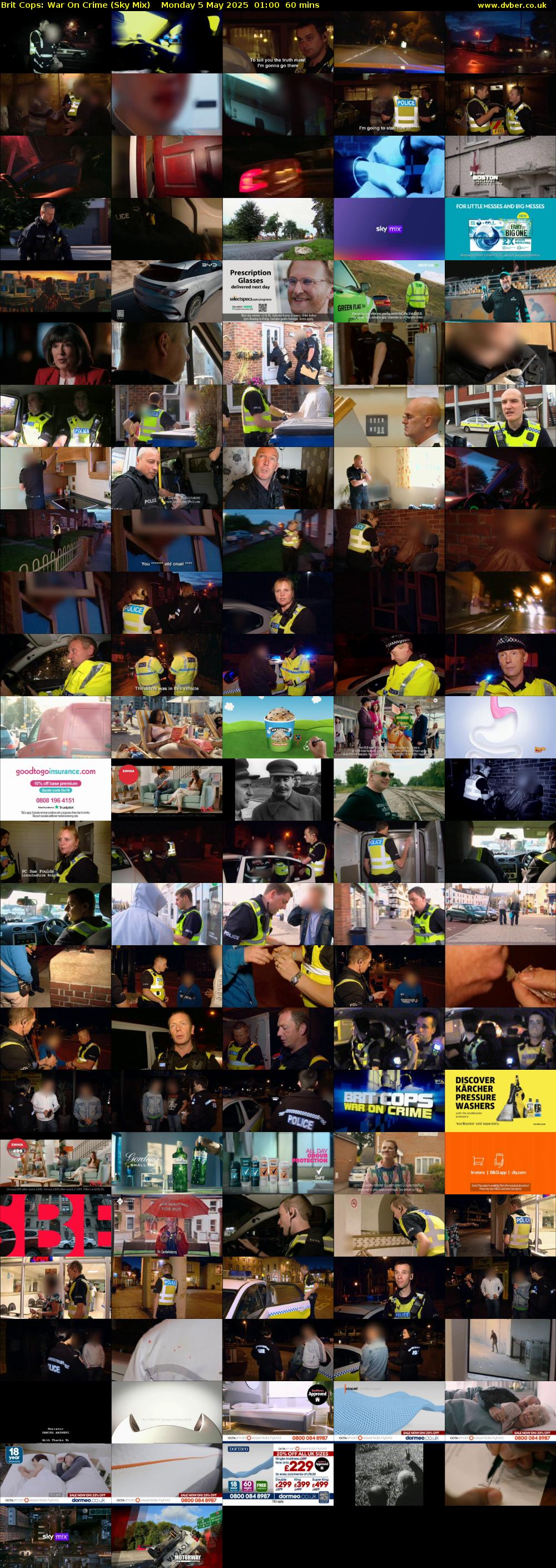 Brit Cops: War On Crime (Sky Mix) Monday 5 May 2025 01:00 - 02:00