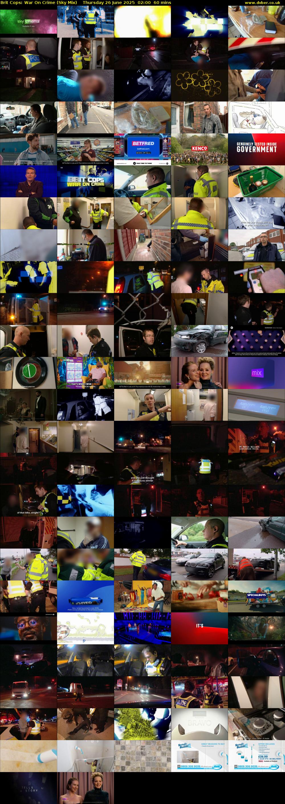 Brit Cops: War On Crime (Sky Mix) Thursday 26 June 2025 02:00 - 03:00
