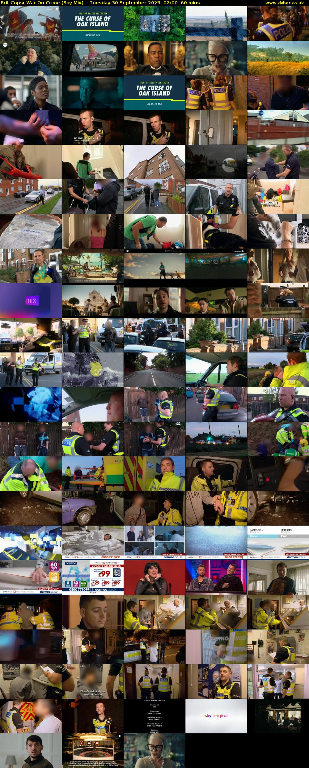 Brit Cops: War On Crime (Sky Mix) Tuesday 30 September 2025 02:00 - 03:00