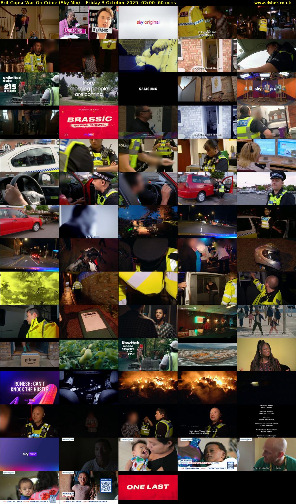 Brit Cops: War On Crime (Sky Mix) Friday 3 October 2025 02:00 - 03:00