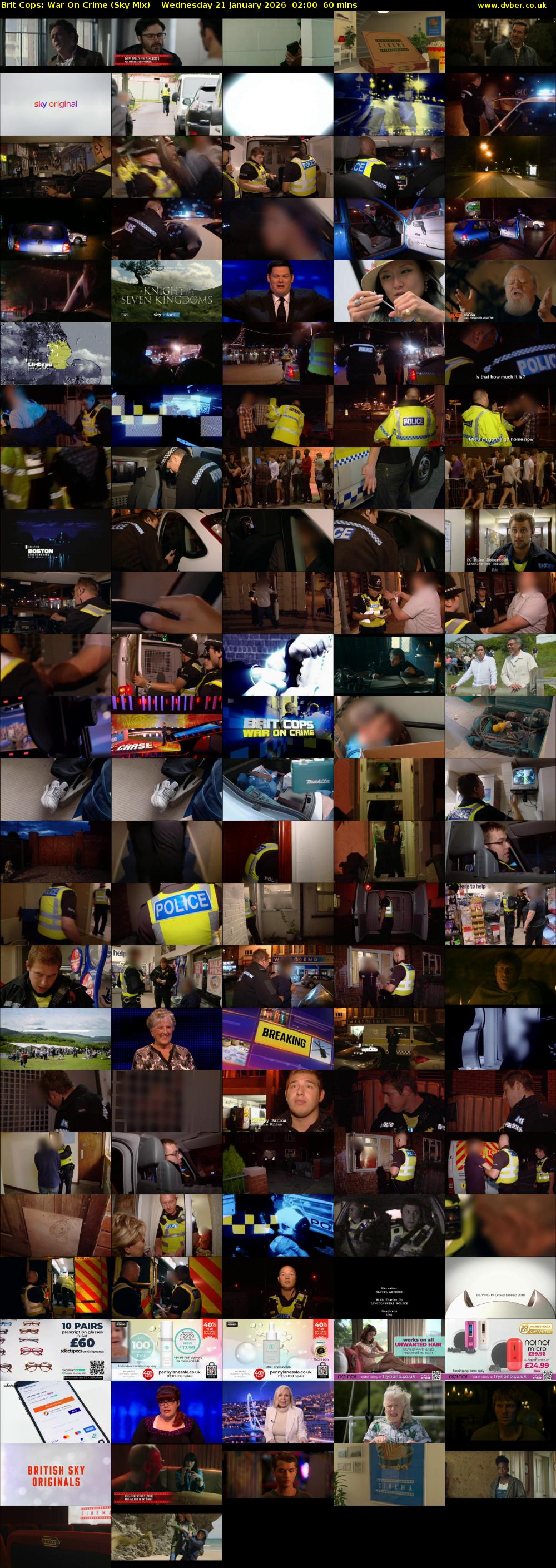 Brit Cops: War On Crime (Sky Mix) Wednesday 21 January 2026 02:00 - 03:00
