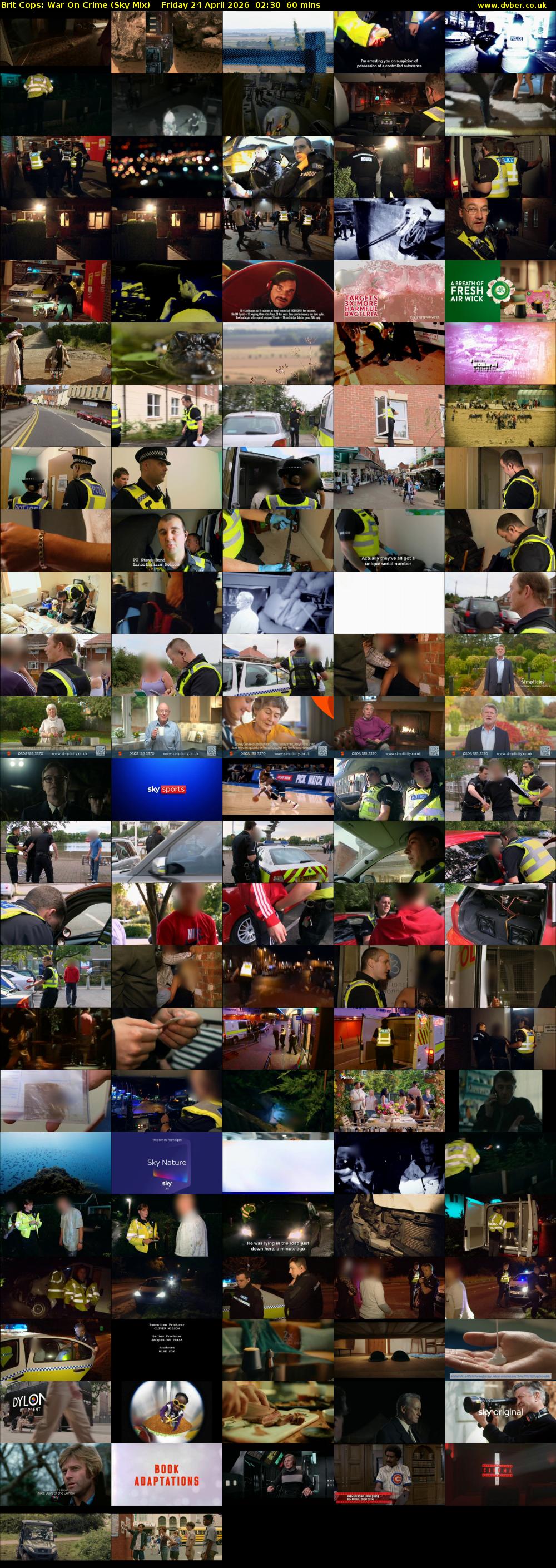 Brit Cops: War On Crime (Sky Mix) Friday 24 April 2026 02:30 - 03:30