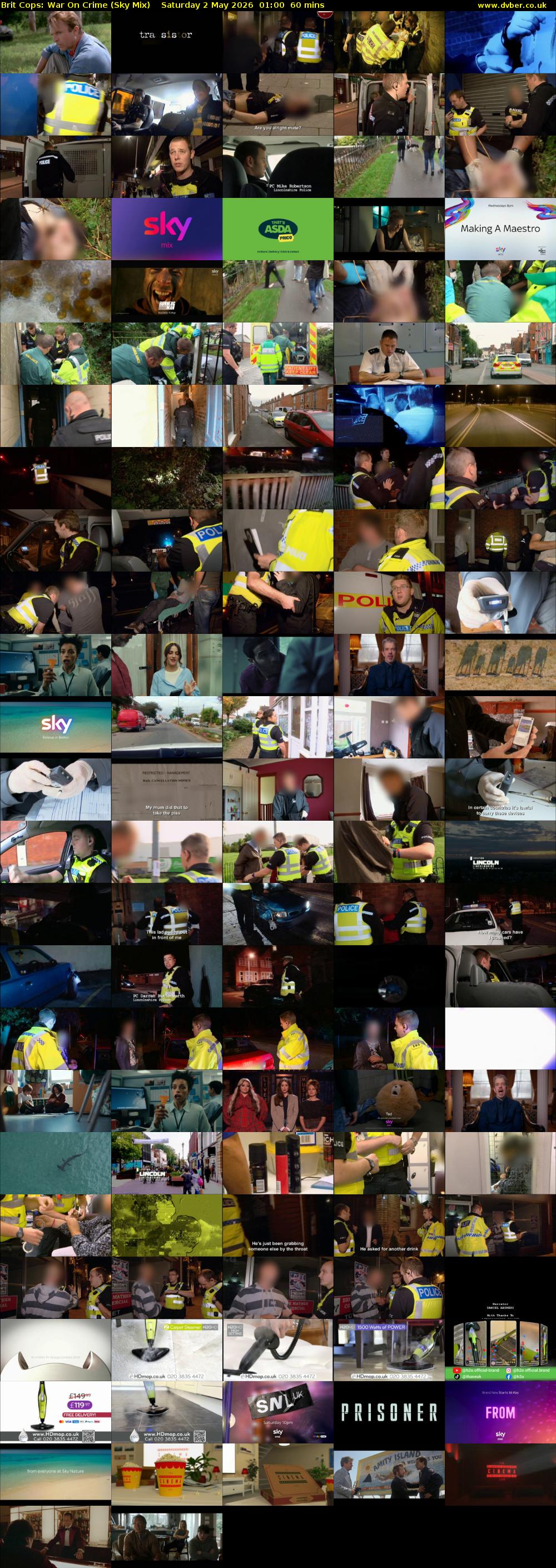 Brit Cops: War On Crime (Sky Mix) Saturday 2 May 2026 01:00 - 02:00