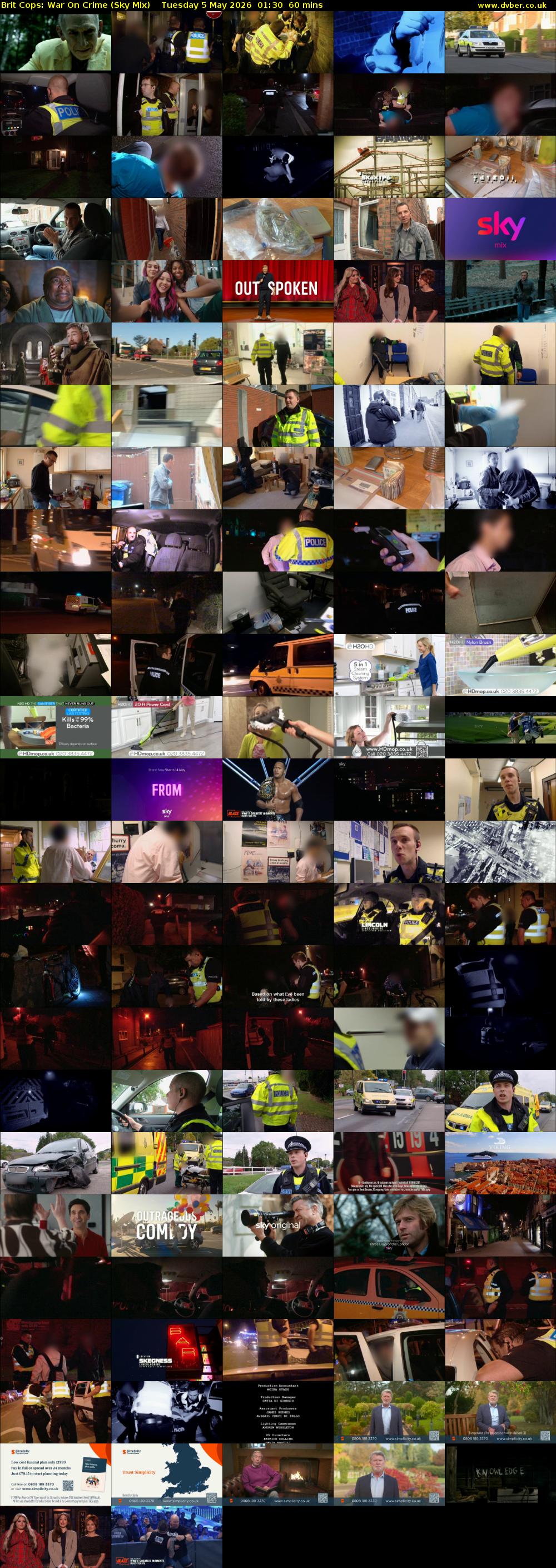 Brit Cops: War On Crime (Sky Mix) Tuesday 5 May 2026 01:30 - 02:30